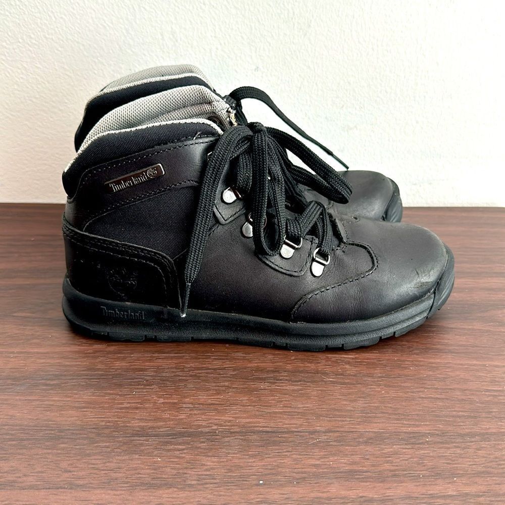 Timberland Earthkeepers Black Leather Boots Sz 1.5